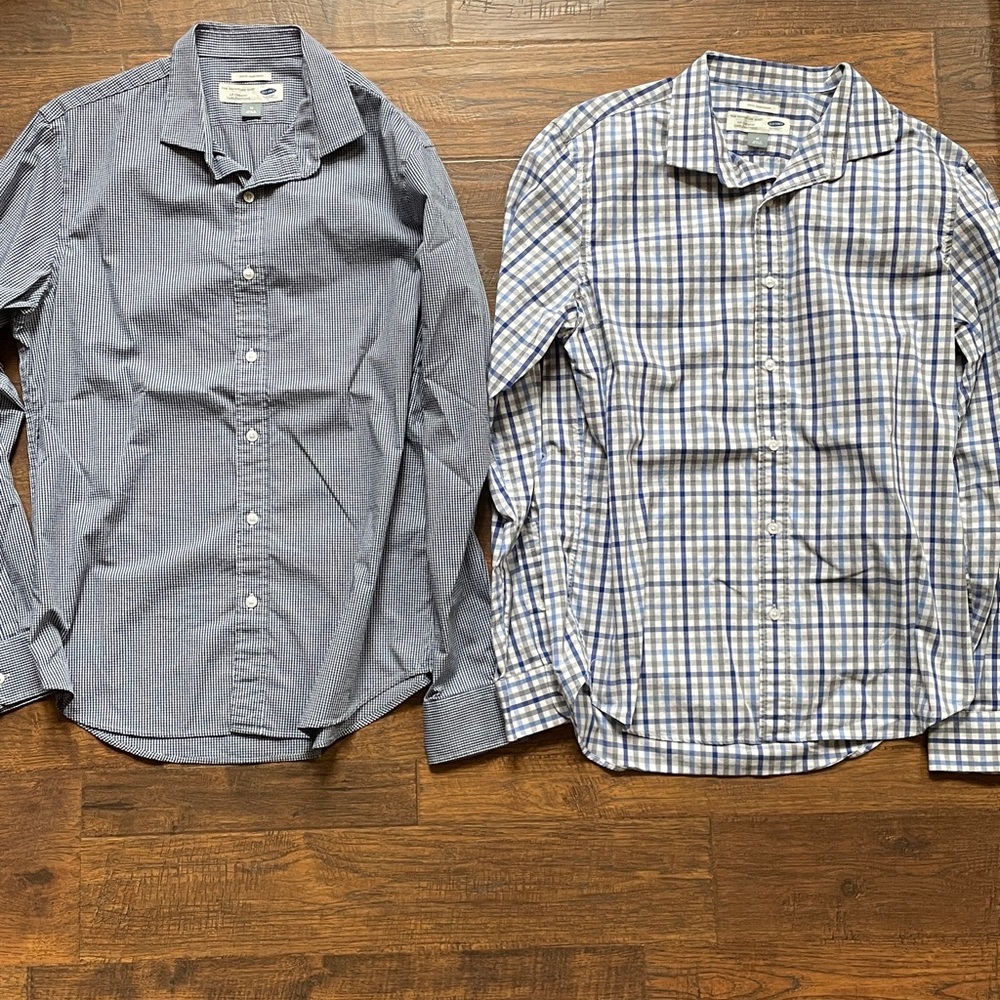 2 Old Navy Men's button up shirts